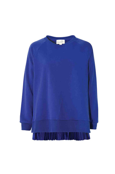 Curate - Never Sweat Me Go Pleats Meet Top in Blue
