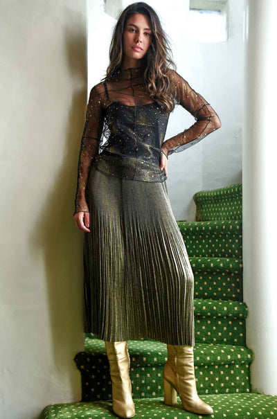 Coop - Good As Gold Pleats And Thank You Skirt