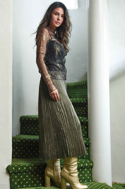 Coop - Good As Gold Pleats And Thank You Skirt