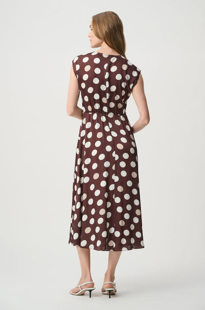 Joseph Ribkoff - Polka Dot Twist Waist Dress
