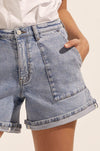 zoe kratzmann - ponder short in denim