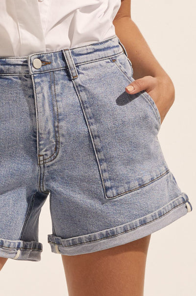 zoe kratzmann - ponder short in denim