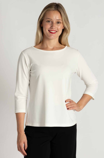 Mela Purdie - Powder Boat Neck in Powder Knit