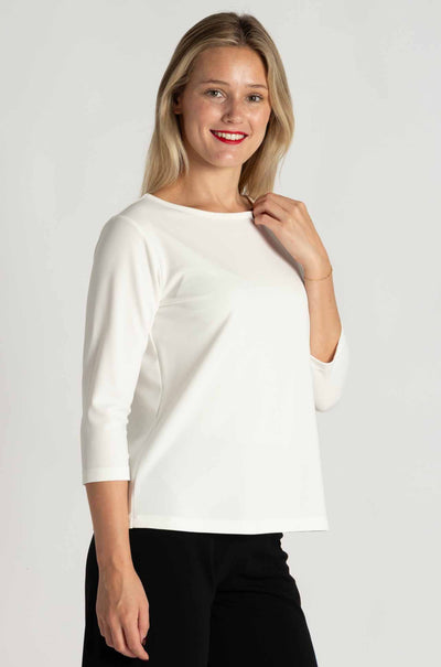 Mela Purdie - Powder Boat Neck in Powder Knit