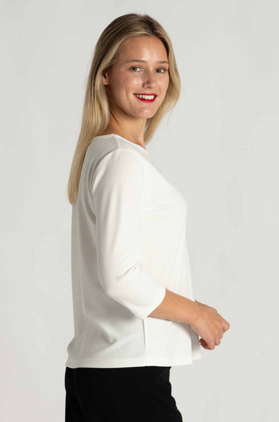 Mela Purdie - Powder Boat Neck in Powder Knit