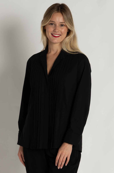 Mela Purdie - Powder Tux Shirt in Powder Weave