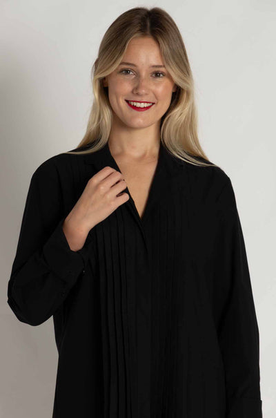Mela Purdie - Powder Tux Shirt in Powder Weave