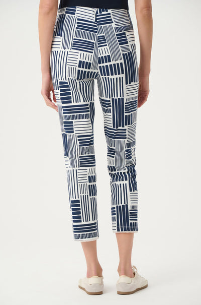 Joseph Ribkoff - Printed Mesh Hem Pants