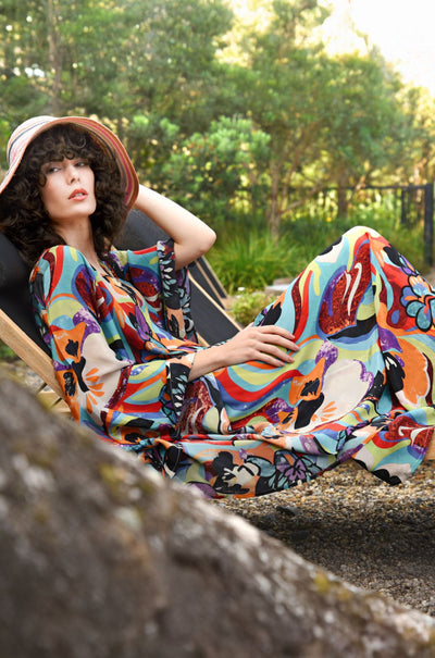 Curate - Prints All Over It Kaftan-Tastic Kaftan
