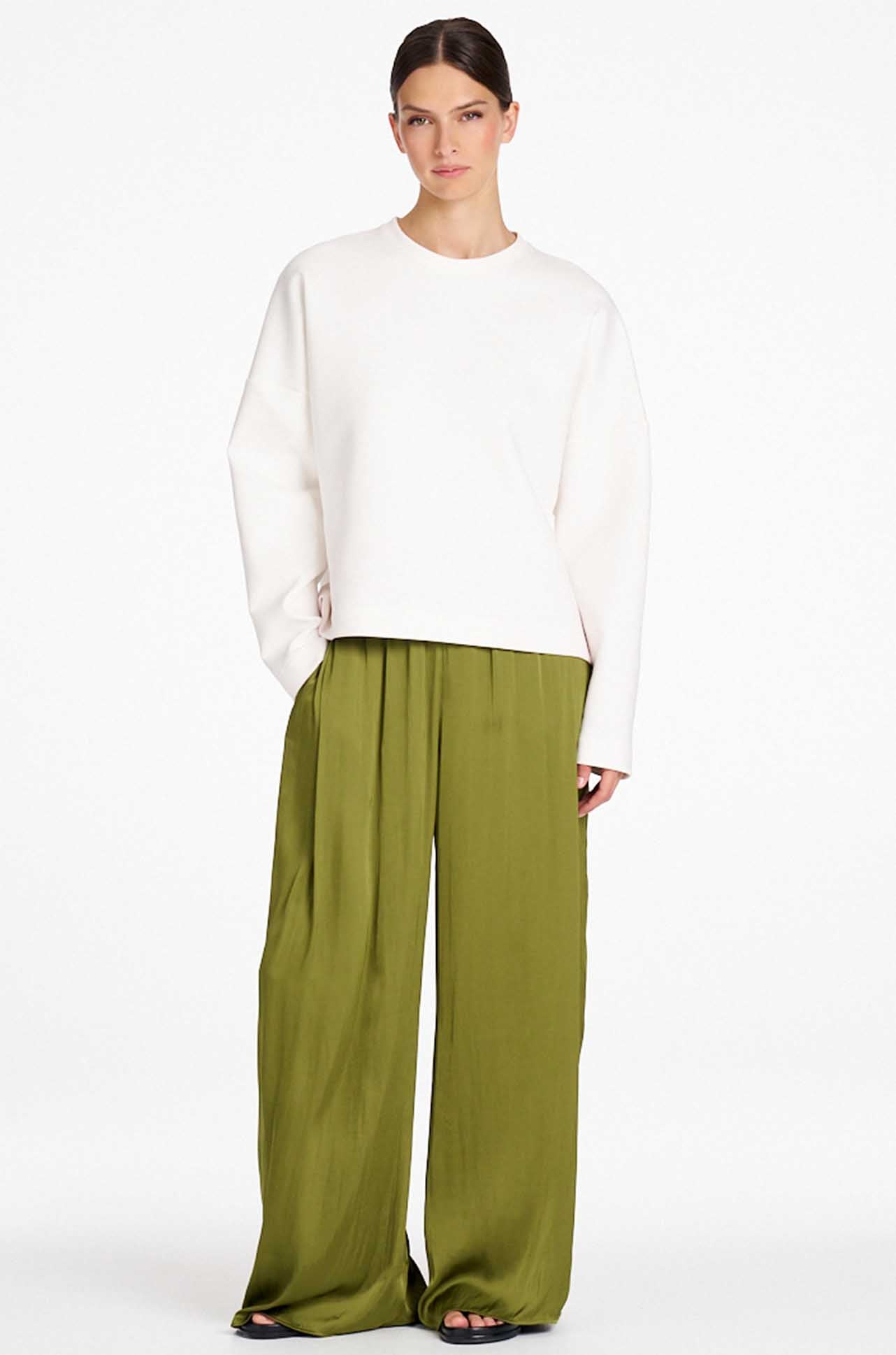 Signature Mela Purdie - Charmeuse Pant in Charmeuse