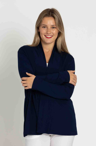 Mela Purdie - Pull On Jacket in Denim