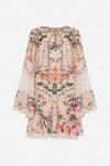 Camilla - Rose Garden Revolution A-Line Gathered Panel Dress with Lace