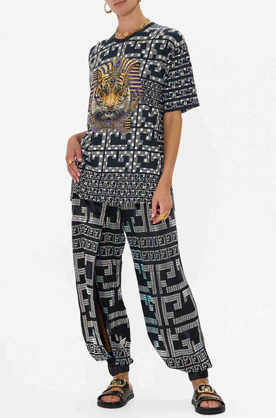 Camilla - Read My Glyphs Oversized Band Tee