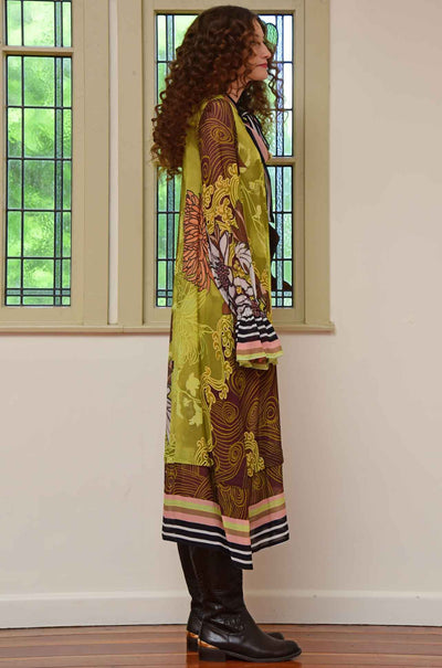 Curate - Rust + Relaxation Layer Player Dress