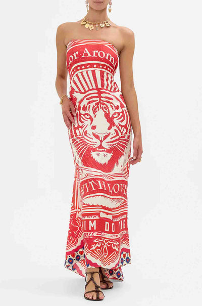 Camilla - Rinse and Roar Round Neck Kaftan