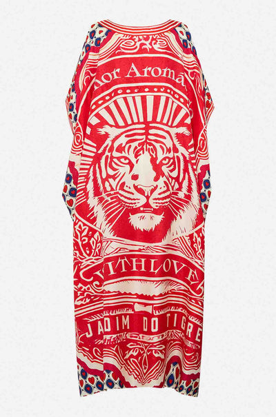 Camilla - Rinse and Roar Round Neck Kaftan