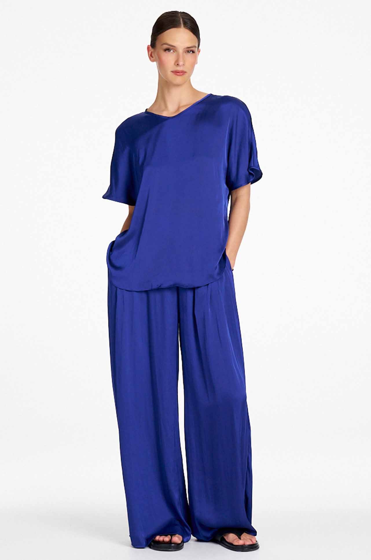 Signature Mela Purdie - Charmeuse Pant in Charmeuse