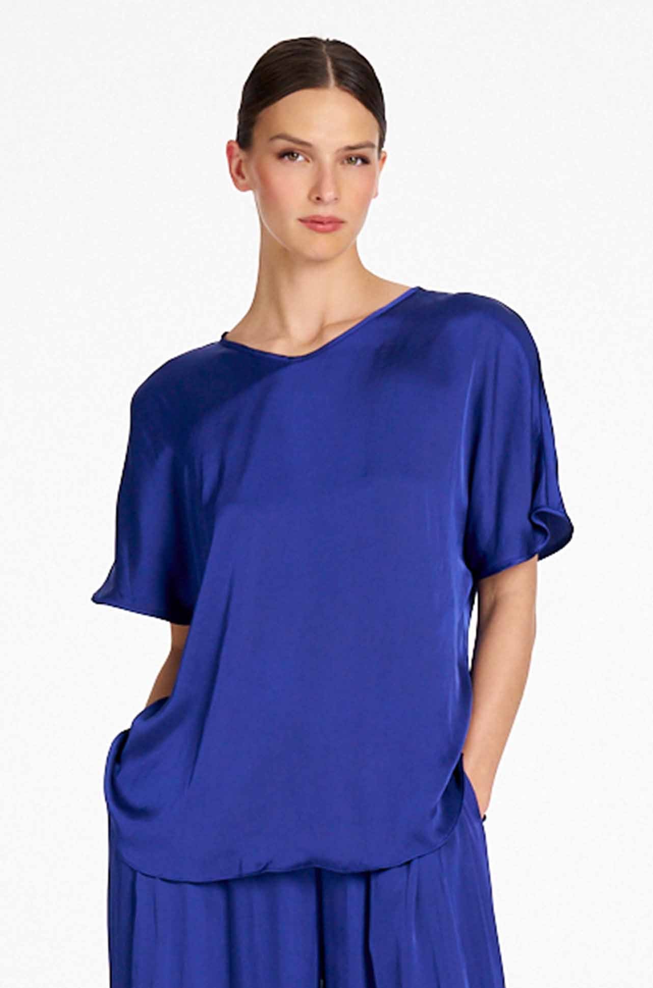Signature Mela Purdie - Raglan Shell in Charmeuse