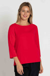 Mela Purdie - Relaxed Boat Neck in Geranium