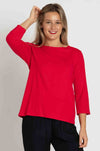 Mela Purdie - Relaxed Boat Neck in Geranium