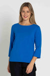 Mela Purdie - Relaxed Boat Neck in Topaz