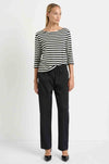 Mela Purdie - Relaxed Boat Neck in Bevel Stripe Knit