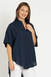 Mela Purdie - Relaxed Cuff Shirt in Pure Linen