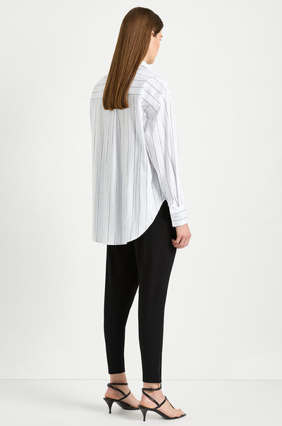 Mela Purdie - Relaxed Mid Shirt in Pin Popilene