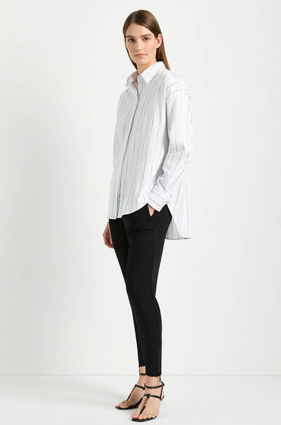 Mela Purdie - Relaxed Mid Shirt in Pin Popilene