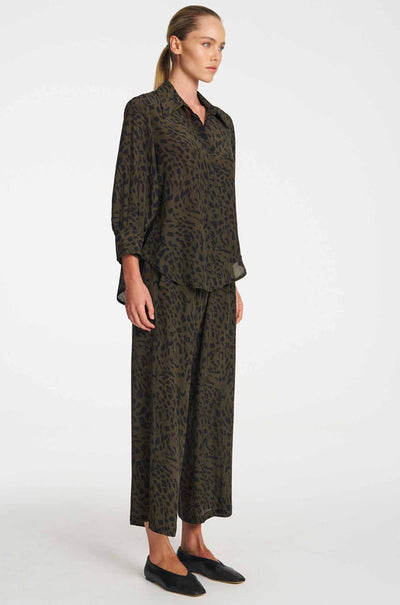 Mela Purdie - Resort Blouse in Amazon Print Silk