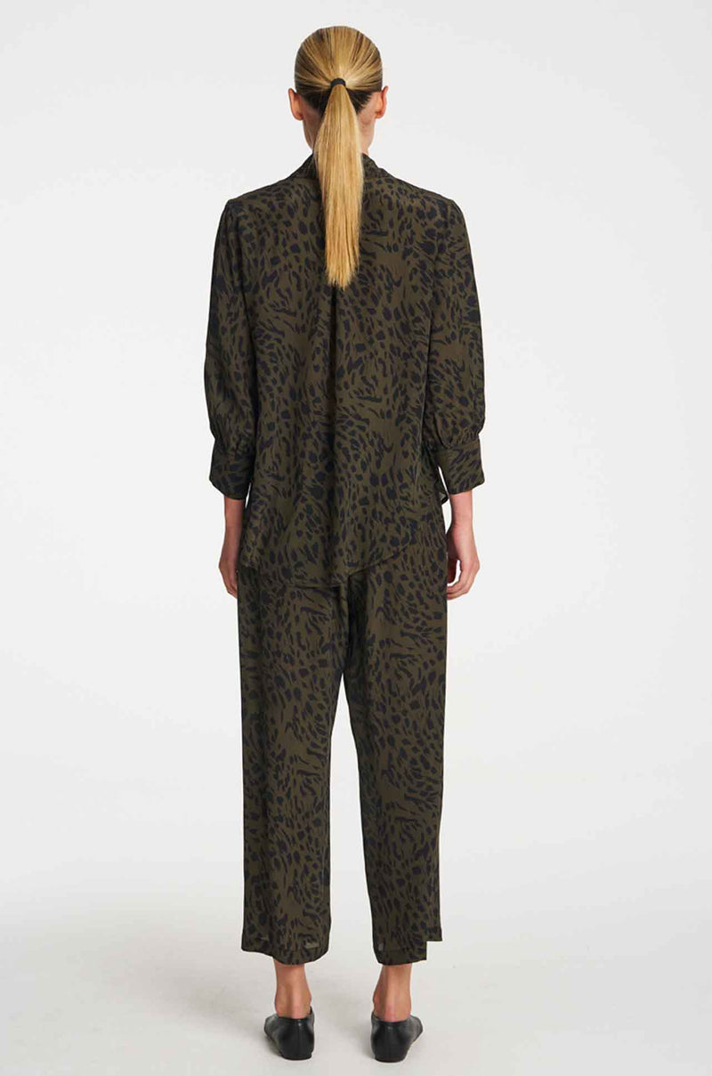 Mela Purdie - Resort Blouse in Amazon Print Silk