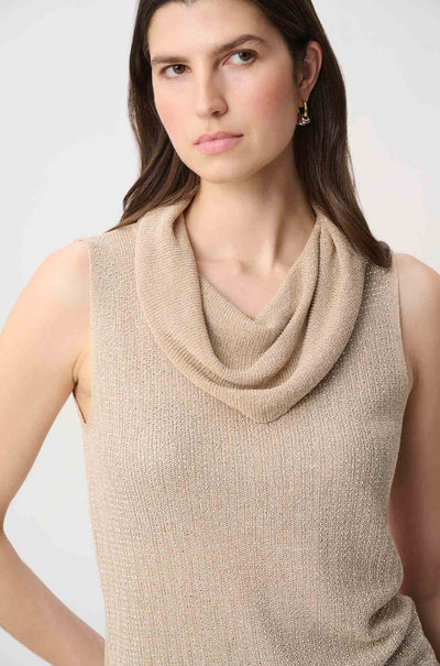 Joseph Ribkoff - Rhinestone Cowl Neck Top