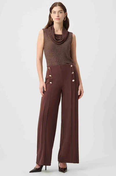 Joseph Ribkoff - Rhinestone Cowl Neck Top