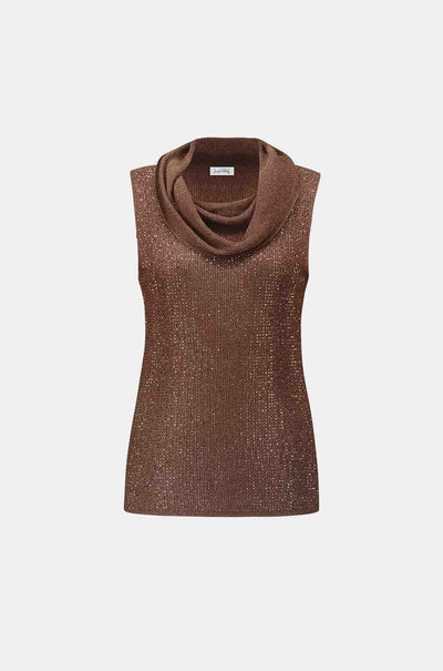 Joseph Ribkoff - Rhinestone Cowl Neck Top