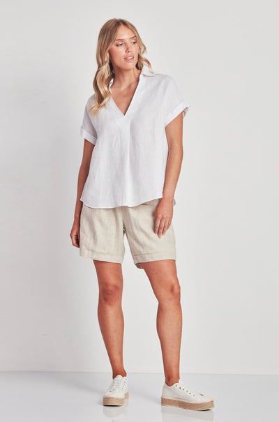 Verge - Rhyme Shirt in White