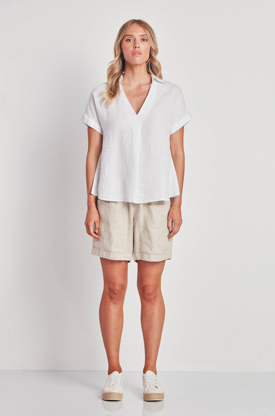 Verge - Rhyme Shirt in White