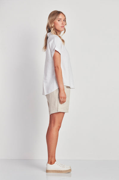 Verge - Rhyme Shirt in White
