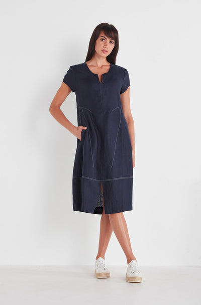 Verge - Ria Dress in Ink
