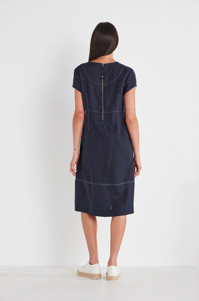 Verge - Ria Dress in Ink