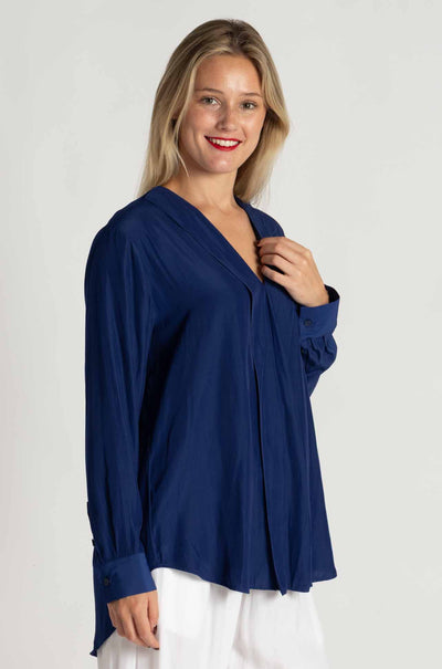Mela Purdie - Ribbon Edge Shirt in Orient