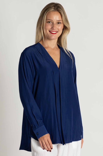 Mela Purdie - Ribbon Edge Shirt in Orient