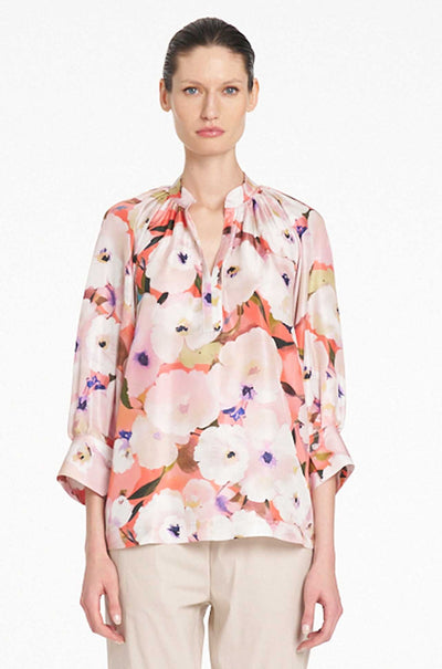 Mela Purdie - Roman Shirt in Poppy Chintz