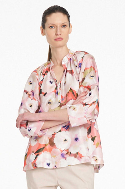 Mela Purdie - Roman Shirt in Poppy Chintz