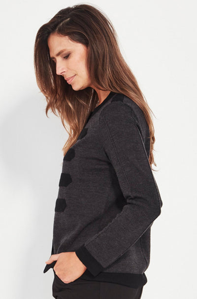 Verge - Royal Cardi in Graphite