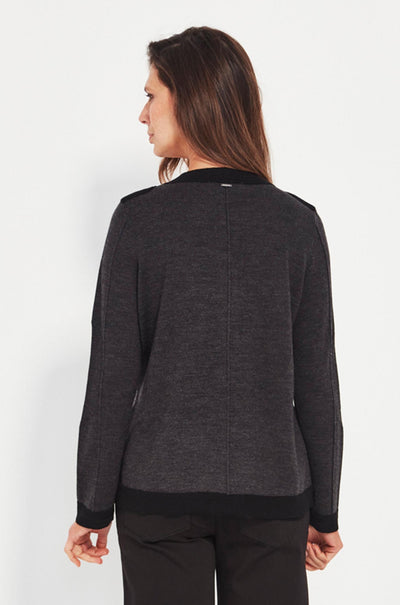 Verge - Royal Cardi in Graphite