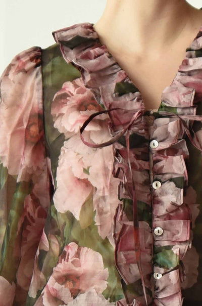 Trelise Cooper - See A Peony Ruffle My Love Blouse
