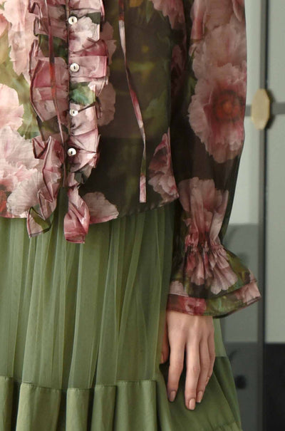 Trelise Cooper - See A Peony Ruffle My Love Blouse