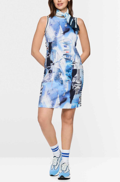 Marc Cain - Salty Breeze Dress w/ Maritime Print