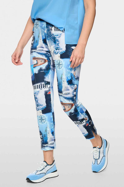 Marc Cain - Salty Breeze Sofia Leggings w/ Print