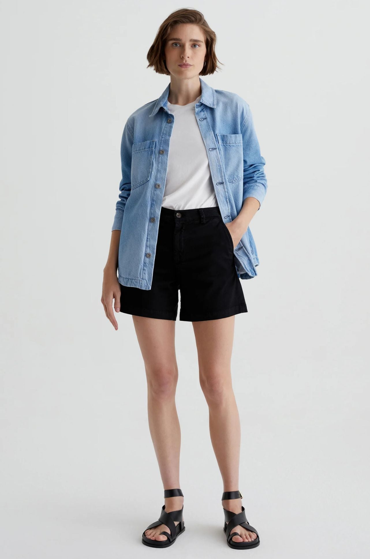AG Jeans - Jude Short in Sulfur Black